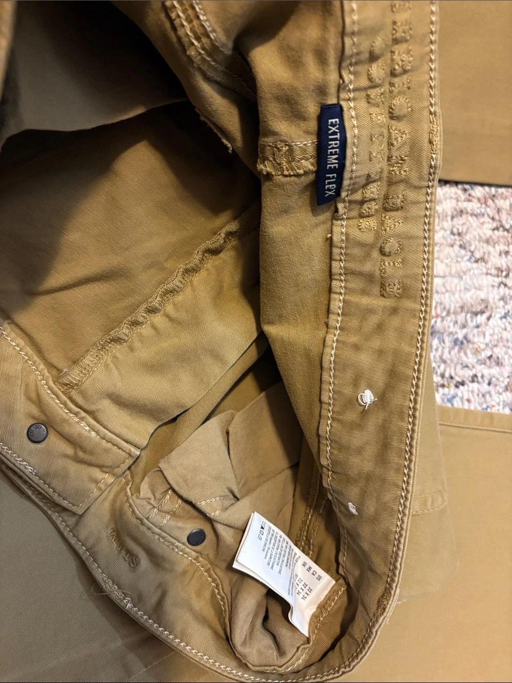 American Eagle Outfitters Men’s Tan Straight Slim Jeans